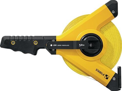 STABILA Rahmenbandmaß LBM 1.000 FIBREGLASS L.50m Band-B.13mm cm EG III Glasfaserband - 19663
