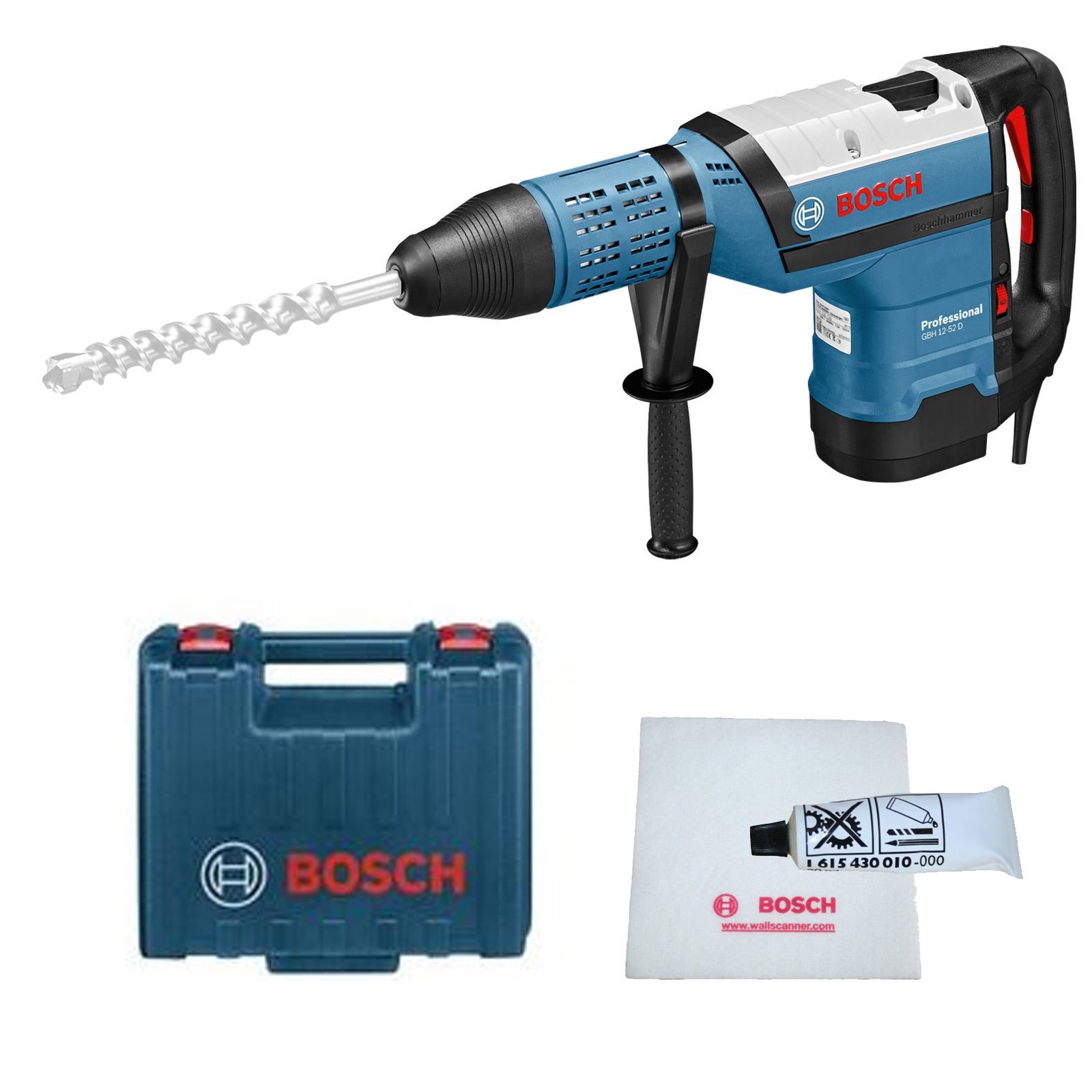Bosch Bohrhammer GBH 12-52 D mit SDS-max 1.700 W - 0611266100