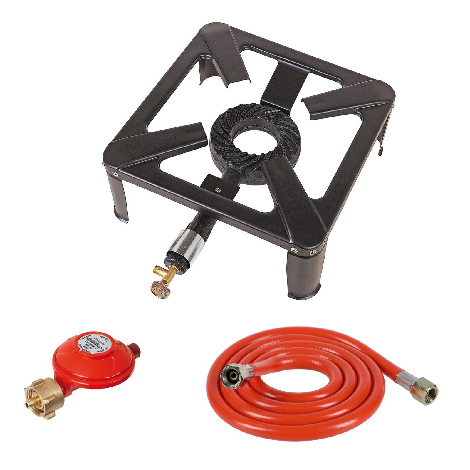 ROTHENBERGER Industrial Hockerkocher inkl. Schlauch & Propan mit Gas OFF Set - 1500005398