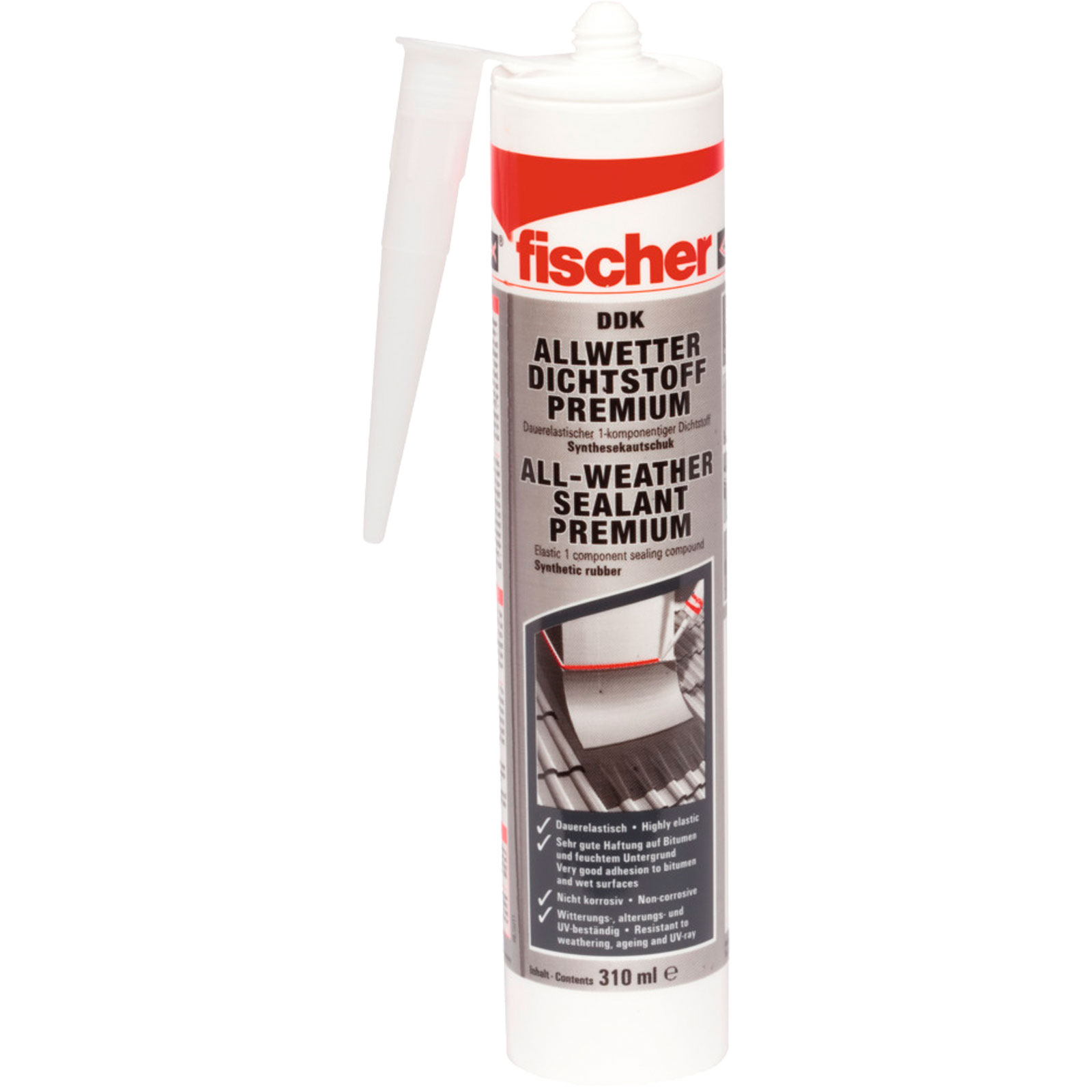 Fischer Dachdicht DDK 310 ml transparent - 049103