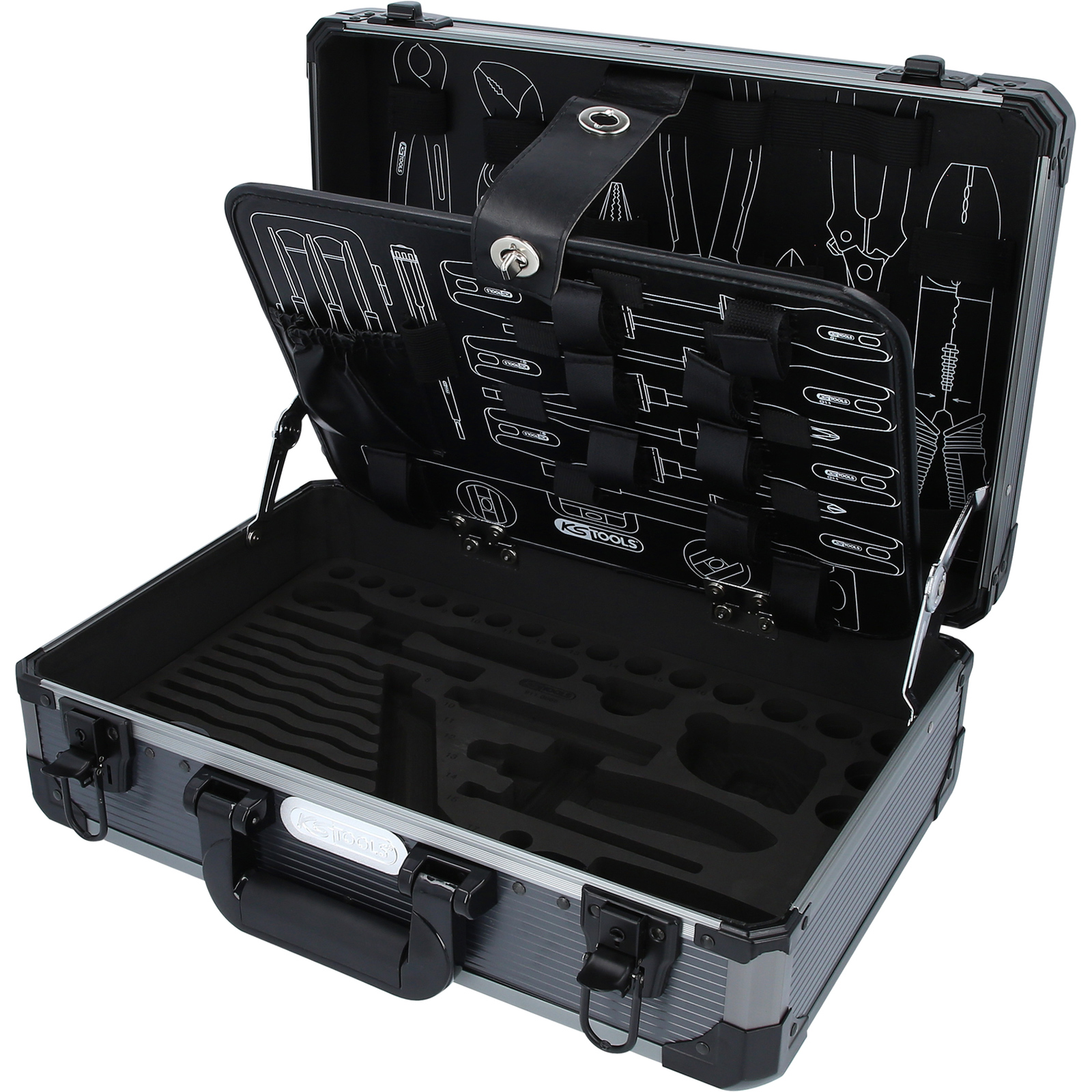 KS TOOLS Aluminium-Leerkoffer für 911.0665 - 911.0665-99