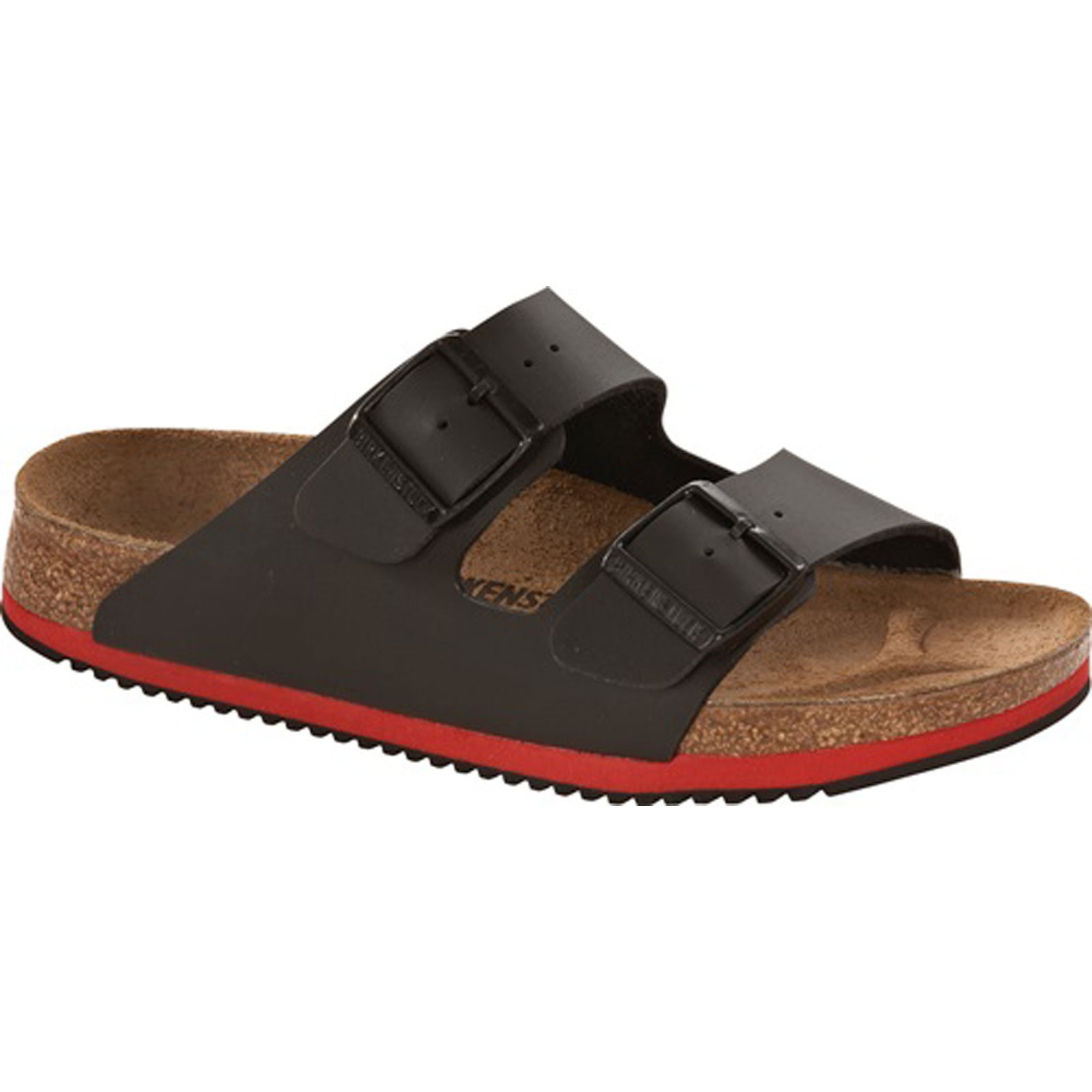 BIRKENSTOCK Sandale Arizona Super Grip Gr.37 schwarz Birko Flor DIN EN ISO 20347 - 230116-37