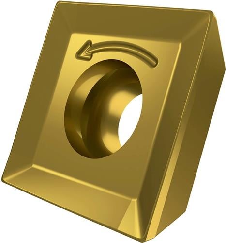 Fräswendeschneidplatte ISO SOMT 09T304-P:M8330 D.3,5mm PVD beschichtet Gold