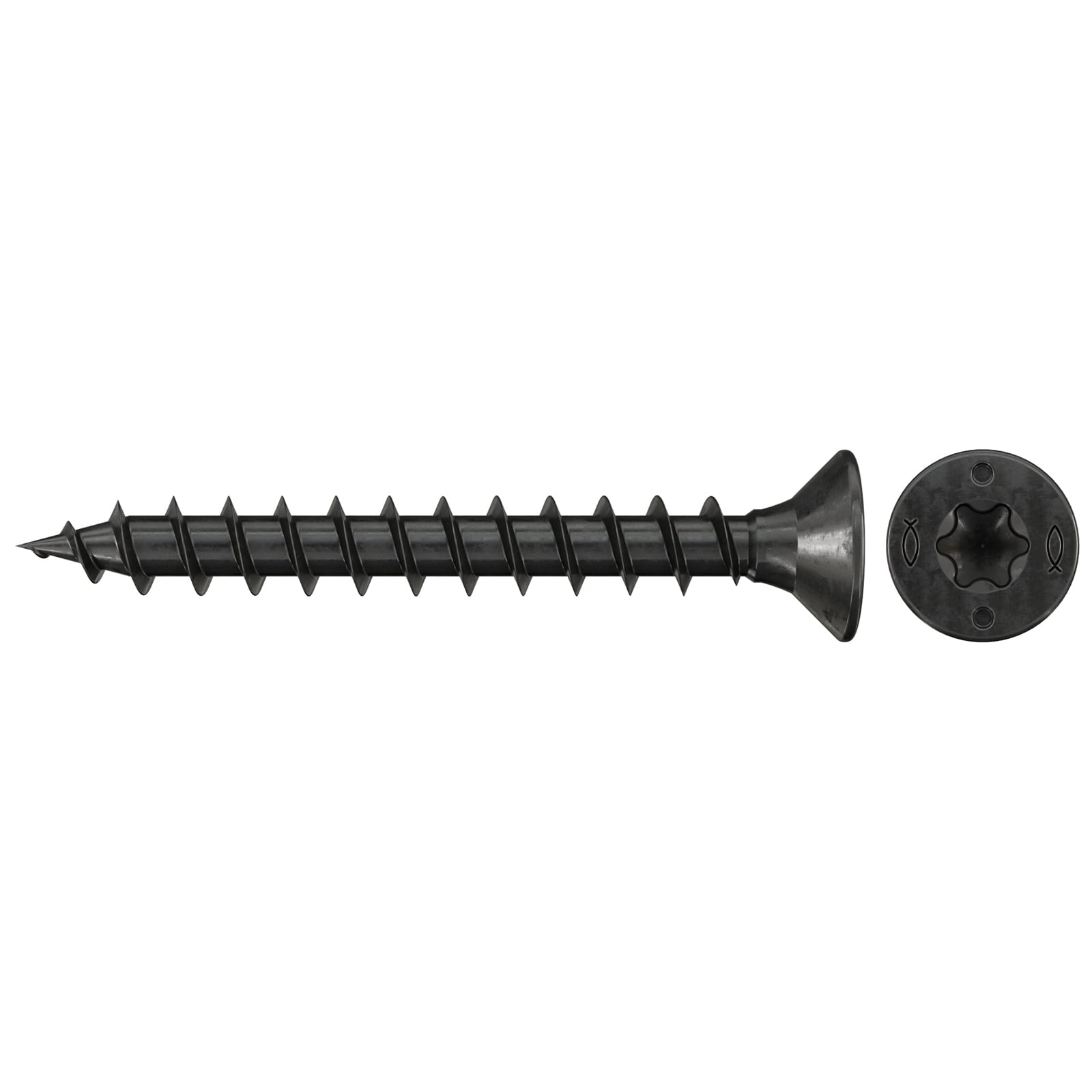 fischer Spanplattenschraube PowerFast FPF II CTF 3,0 x 25 BLC 30 Senkkopf Innenst. TX Vollgew. schwarz verz. - 578624