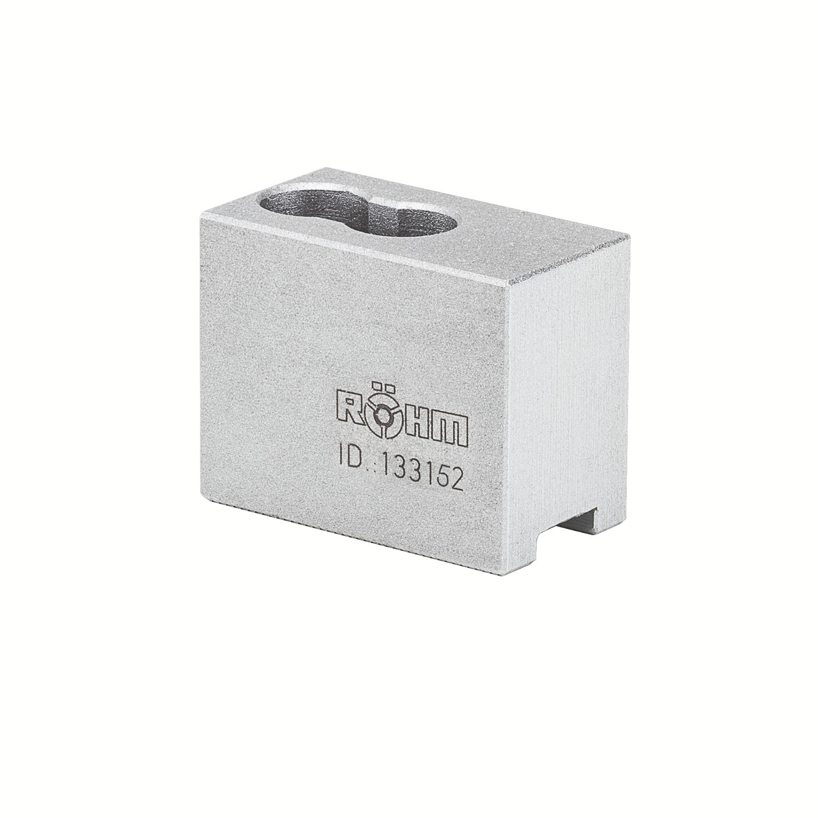 Röhm Aufsatzbacken Größe 125-160, 3-Backen-Satz, härtbar Spitzverzahnung 90° - 046403