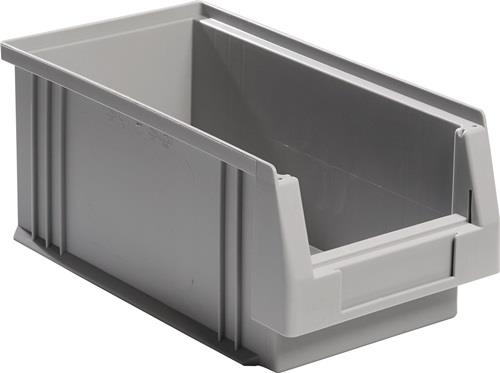 LA-KA-PE Sichtlagerkasten PLK L290 x B150 x H125 mm PP grau - 01650 02 05