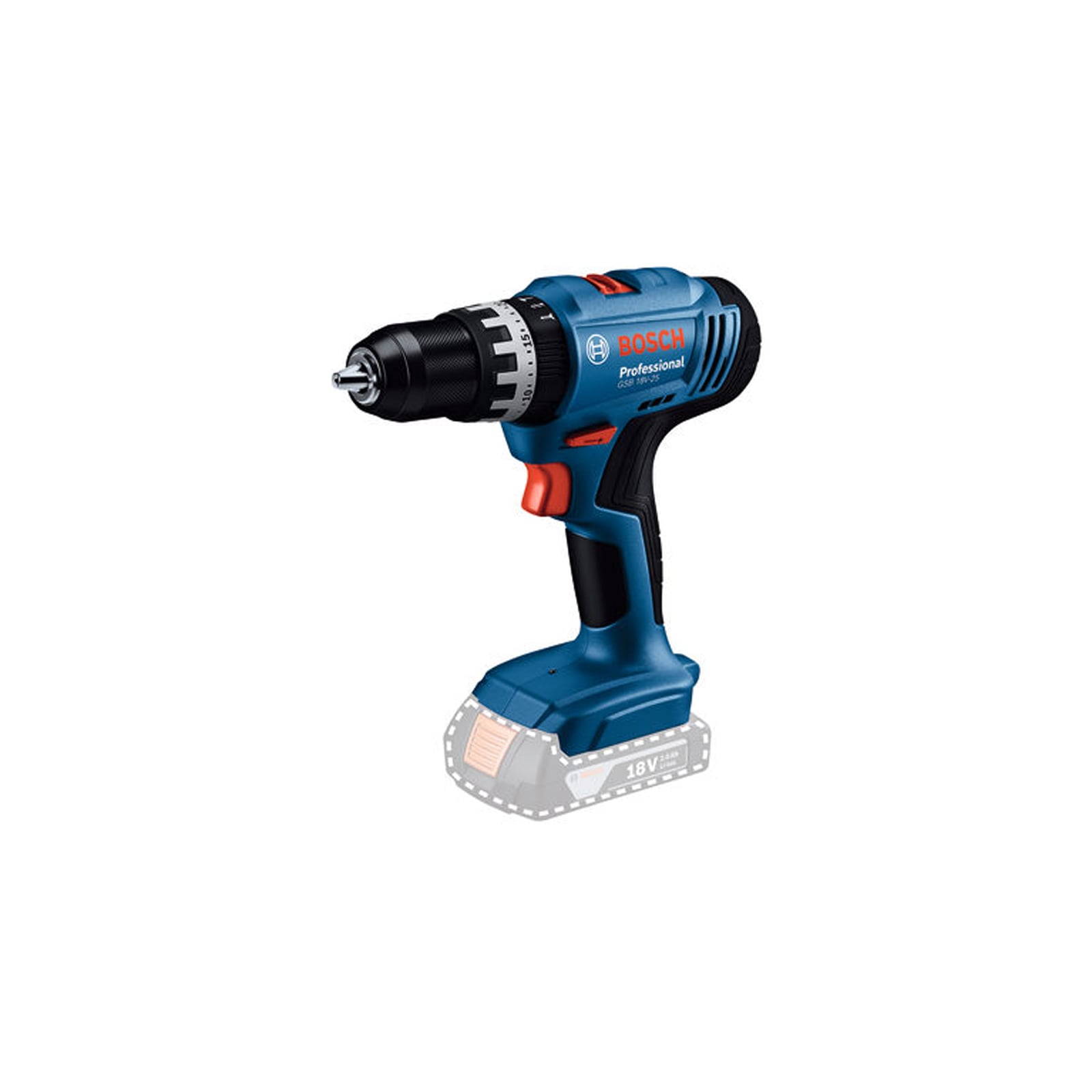 Bosch Akku-Schlagbohrschauber GSB 18V-25