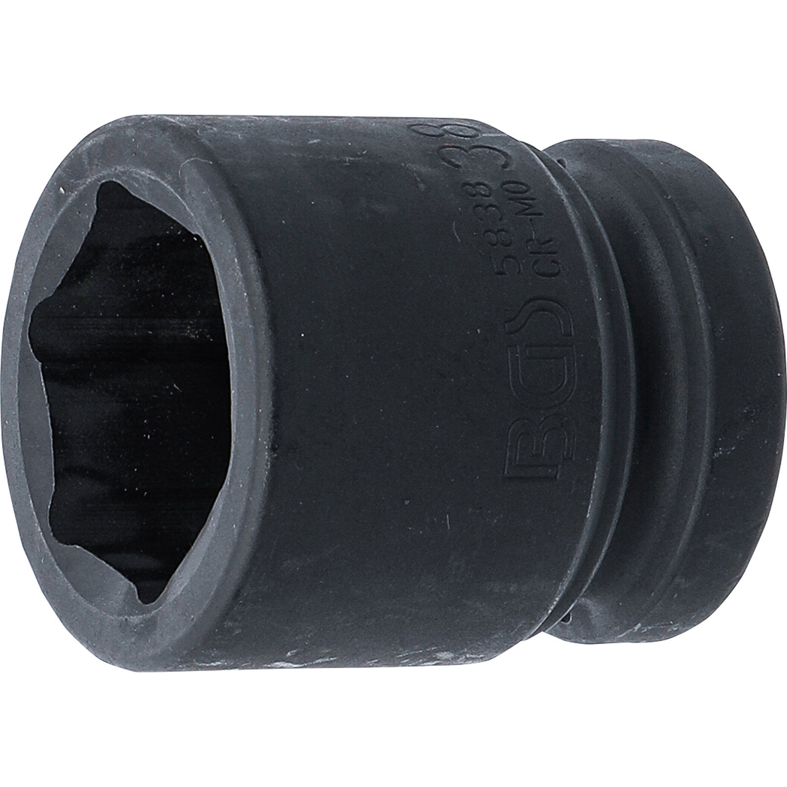 BGS Kraft-Steckschlüssel-Einsatz Sechskant Antrieb Innenvierkant 25 mm (1") SW 38 mm - 5838