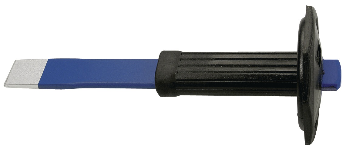 Schlitz-/Flachmeißel Schneiden-B.26mm 26x7mm m.Handschutz CV-Stahl TECWERK