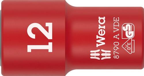 Steckschlüsseleinsatz 8790 A VDE 1/4 Zoll SW 12mm L.41mm WERA