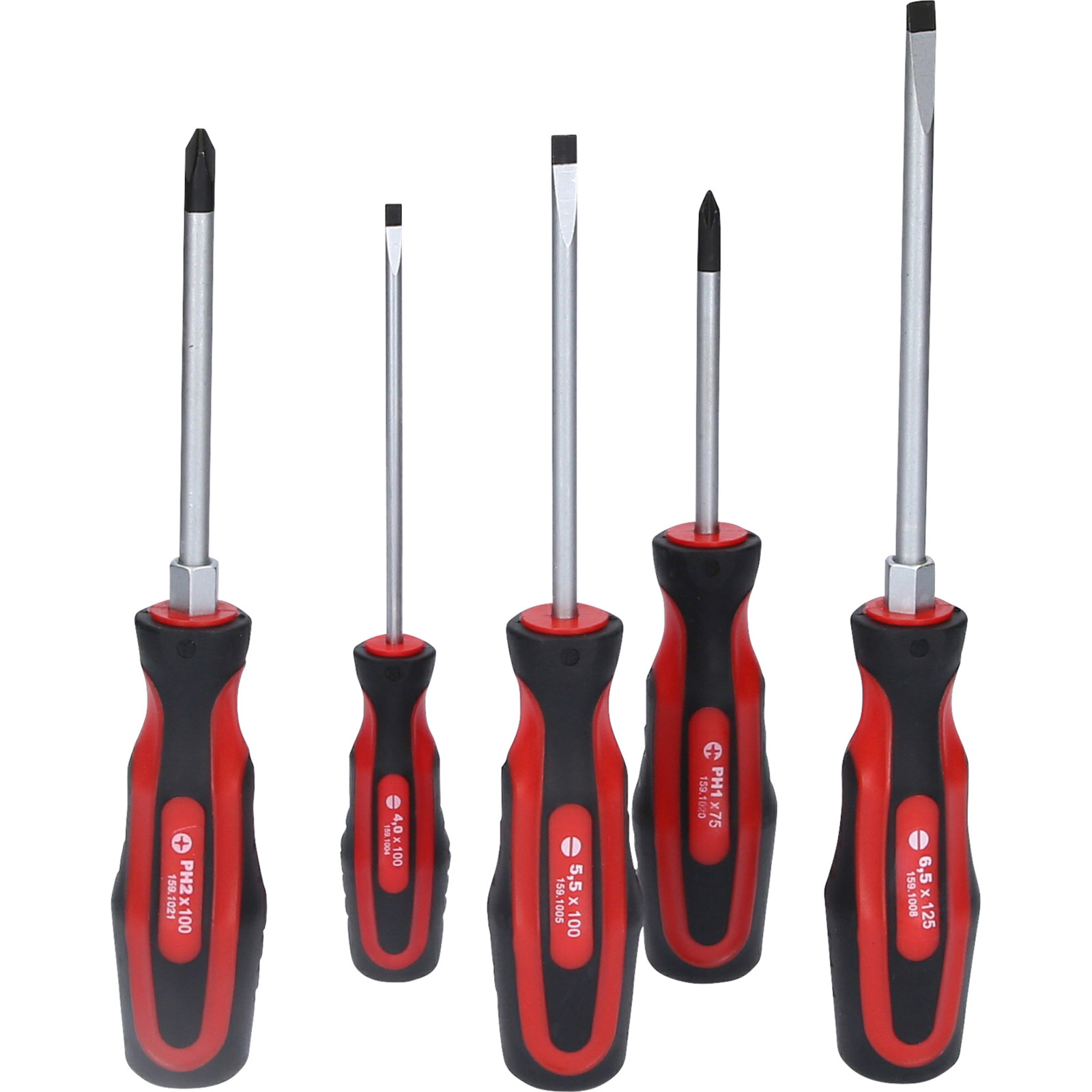 KS TOOLS ErgoTorqueplus Schraubendreher-Satz 5tlg. - 159.0005