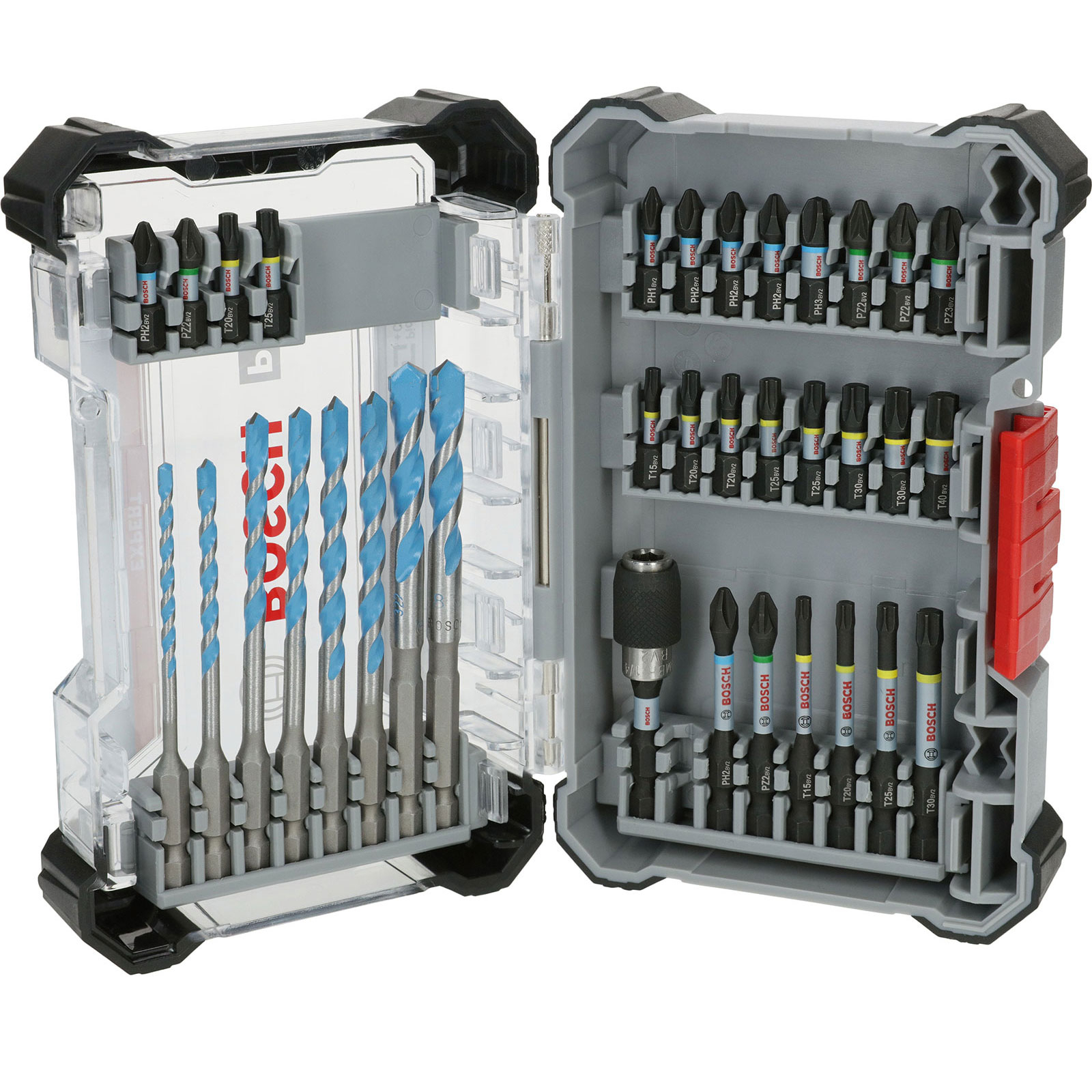 Bosch PRO Impact Schrauberbits und Multi Construction Bohrer Mixed Set 35-tlg. - 2608522518