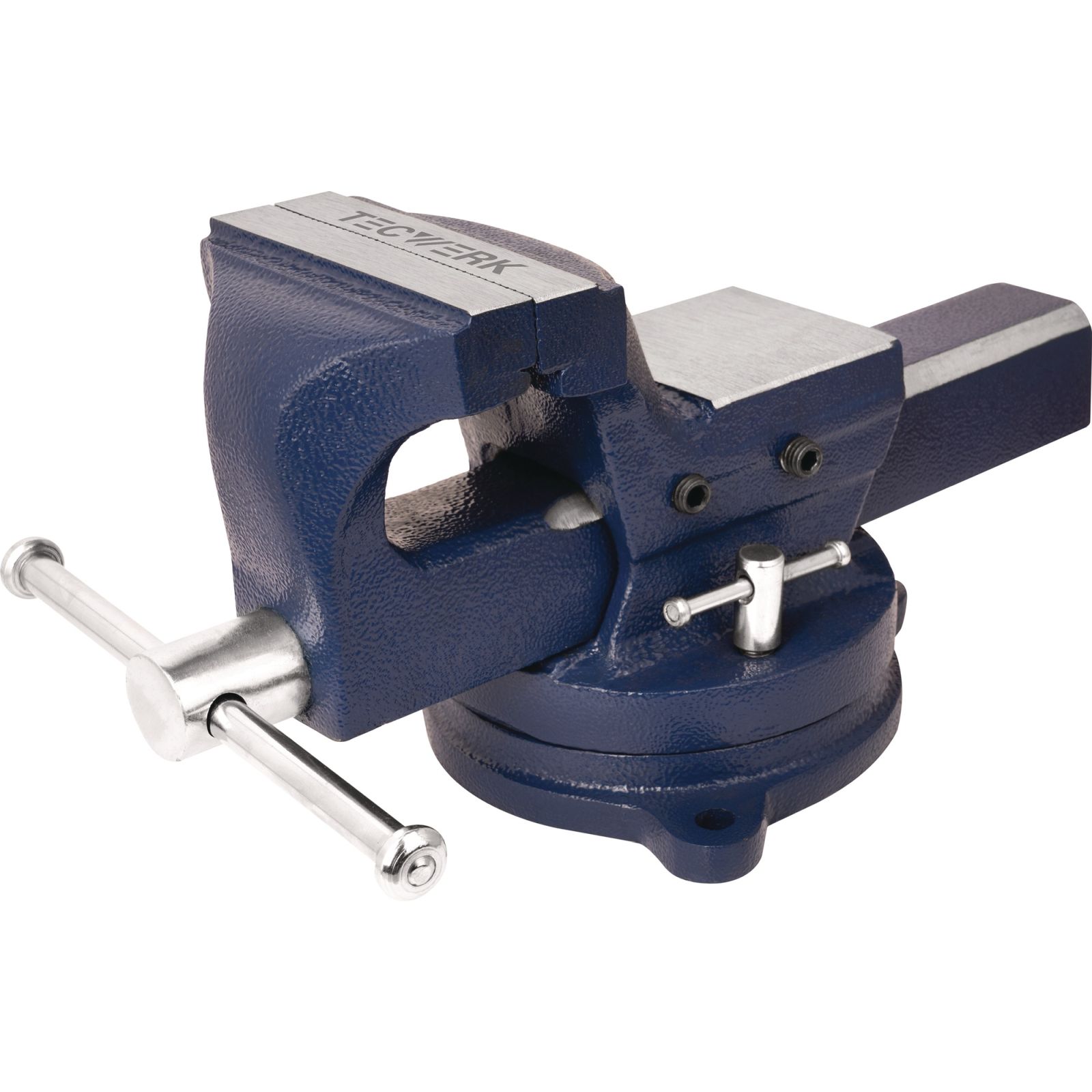 Gußschraubstock Backen-B.125mm Spann-W.130mm Eisenguss (Sphäroguss) TECWERK