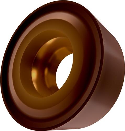 Drehwendeschneidplatte ISO RCMT 1204MOE-RM3:T8430 D.4,4mm PVD beschichtet
