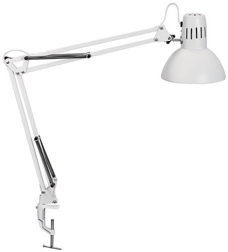 Schreibtischleuchte Metall weiß H.44cm Klemmfuß LED MAUL