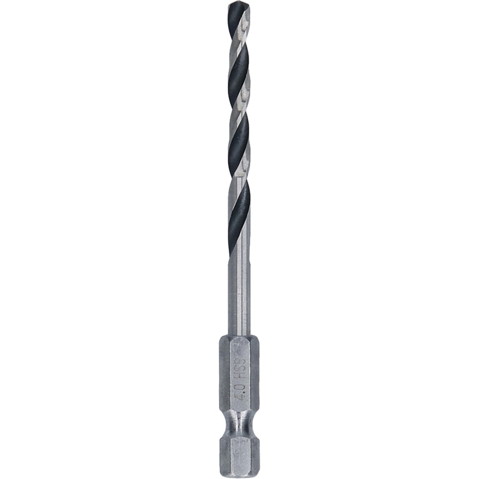 Bosch 10x HSS PointTeQ Hex Sechskantbohrer 4 x 43 x 83 mm - 2608577543