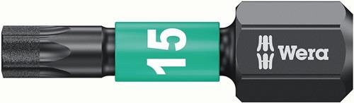 10x Wera Bit IMPAKTOR DC T15 Länge 25 mm 1/4"l C6,3 - 5157623001