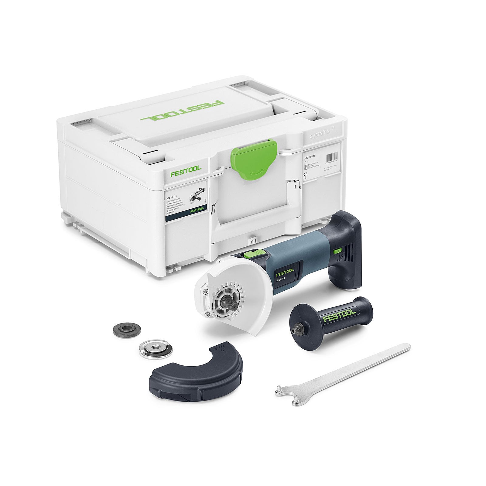 Festool Akku-Winkelschleifer AGC 18-125 EB-Basic - 578367