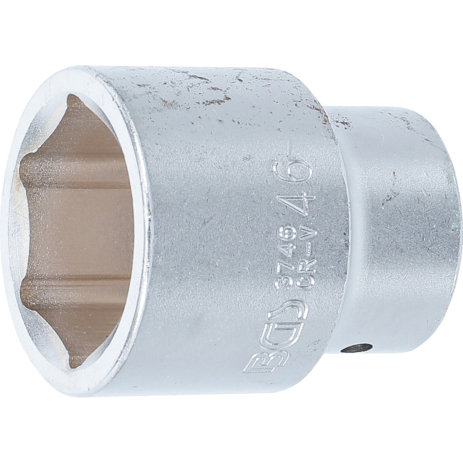 BGS Steckschlüssel-Einsatz Sechskant Antrieb Innenvierkant 25 mm (1") SW 46 mm - 3746