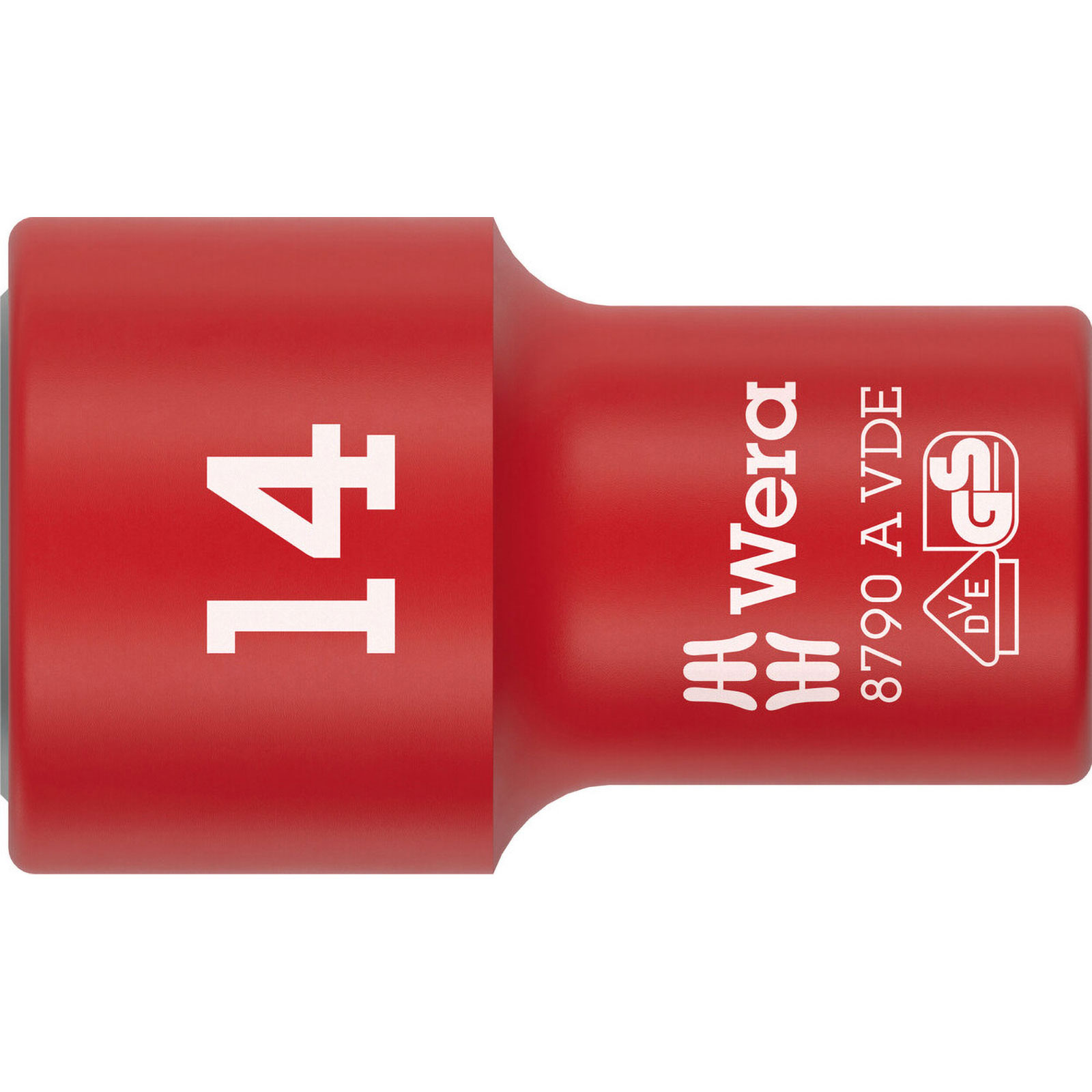Steckschlüsseleinsatz 8790 A VDE 1/4 Zoll SW 14mm L.41mm WERA