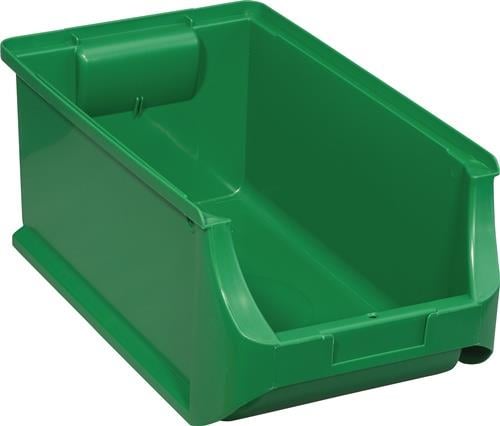 Sichtlagerkasten Profi-Plus L355xB205xH150mm PP grün ALLIT