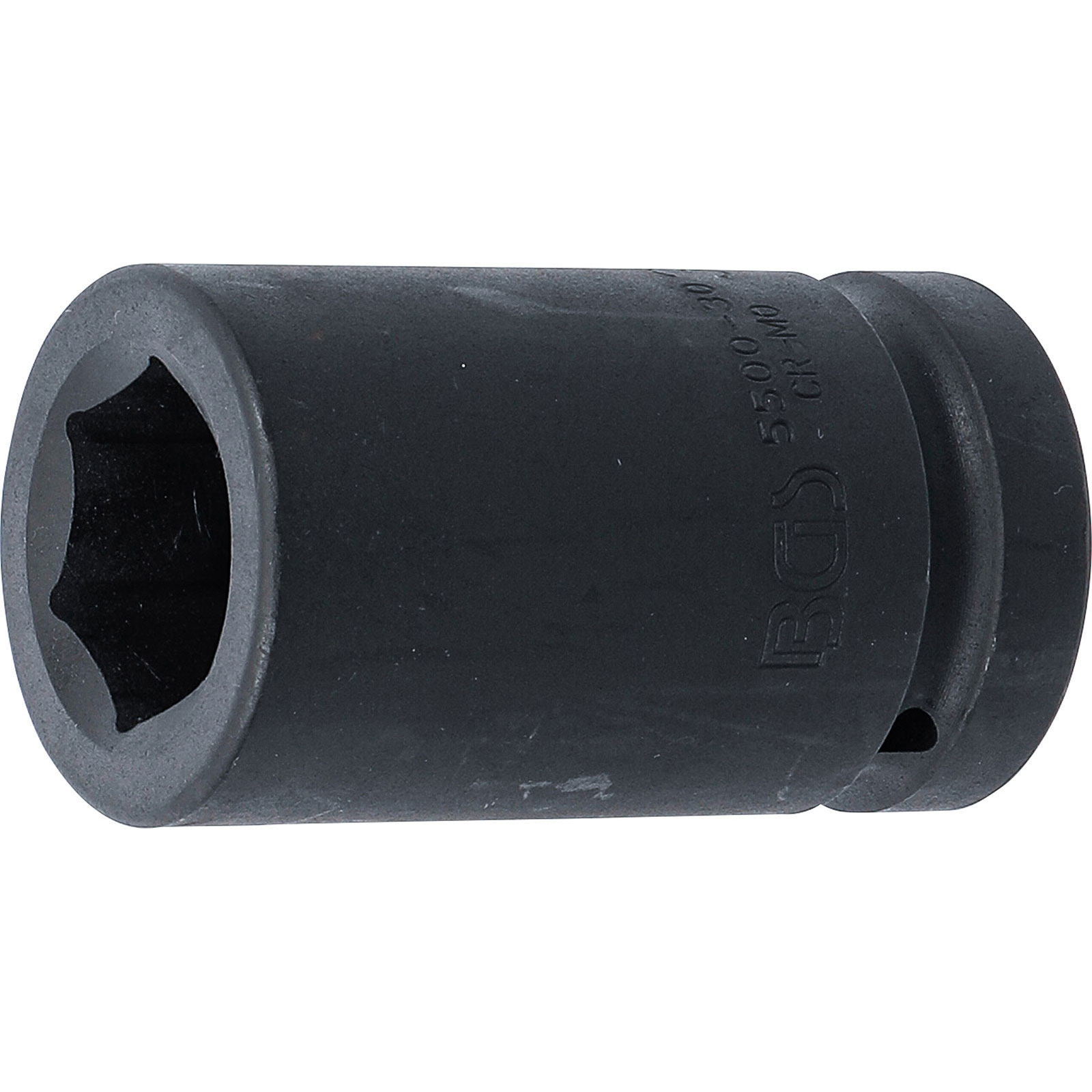 BGS Kraft-Steckschlüssel-Einsatz Sechskant tief Antrieb Innenvierkant 25 mm (1") SW 30 mm - 5500-30