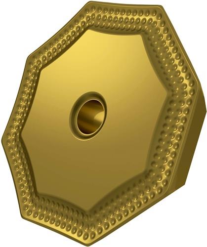 Fräswendeschneidplatte ISO OFKR 0704SN-M:M8330 D.2,65mm PVD beschichtet Gold
