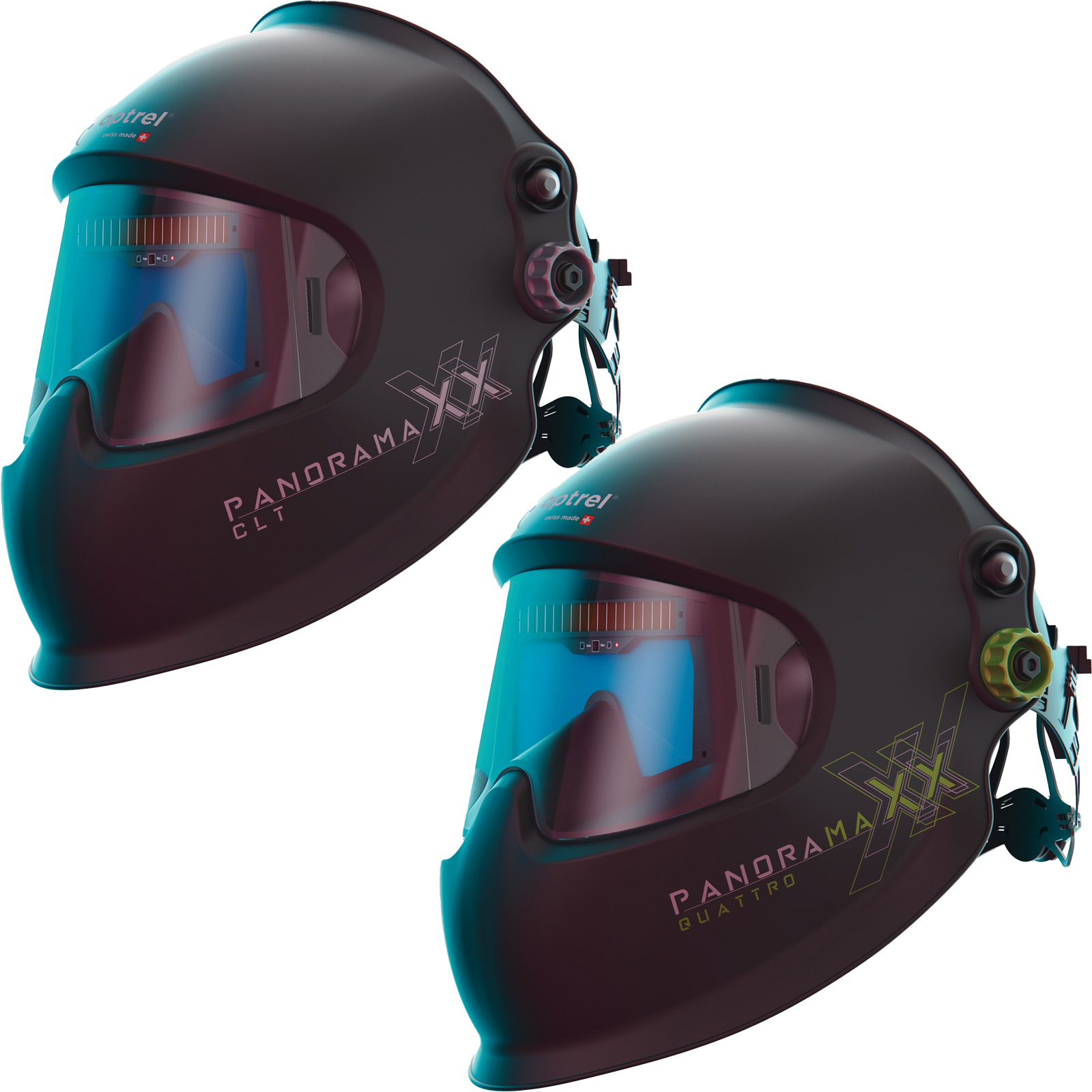 OPTREL Schweißerschutzhelm Panoramaxx re-charge IsoFit headgear 180 x 120 mm