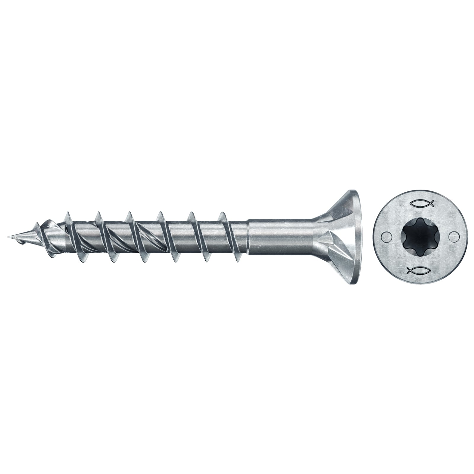 fischer Spanplattenschraube PowerFast FPF II CTP 5,0 x 40 BC 110 Senkkopf TX Antrieb Teilgew. - 577728