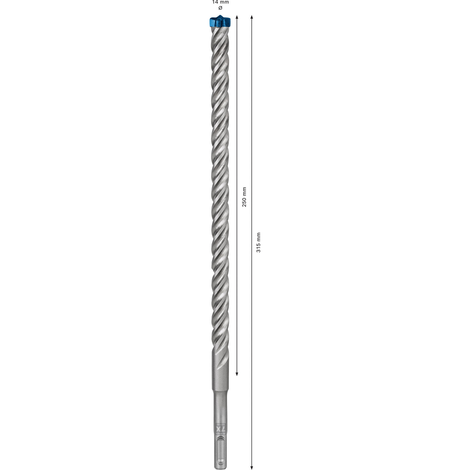Bosch Expert SDS plus-7X Hammerbohrer 14 x 250 x 315 mm - 2608900122