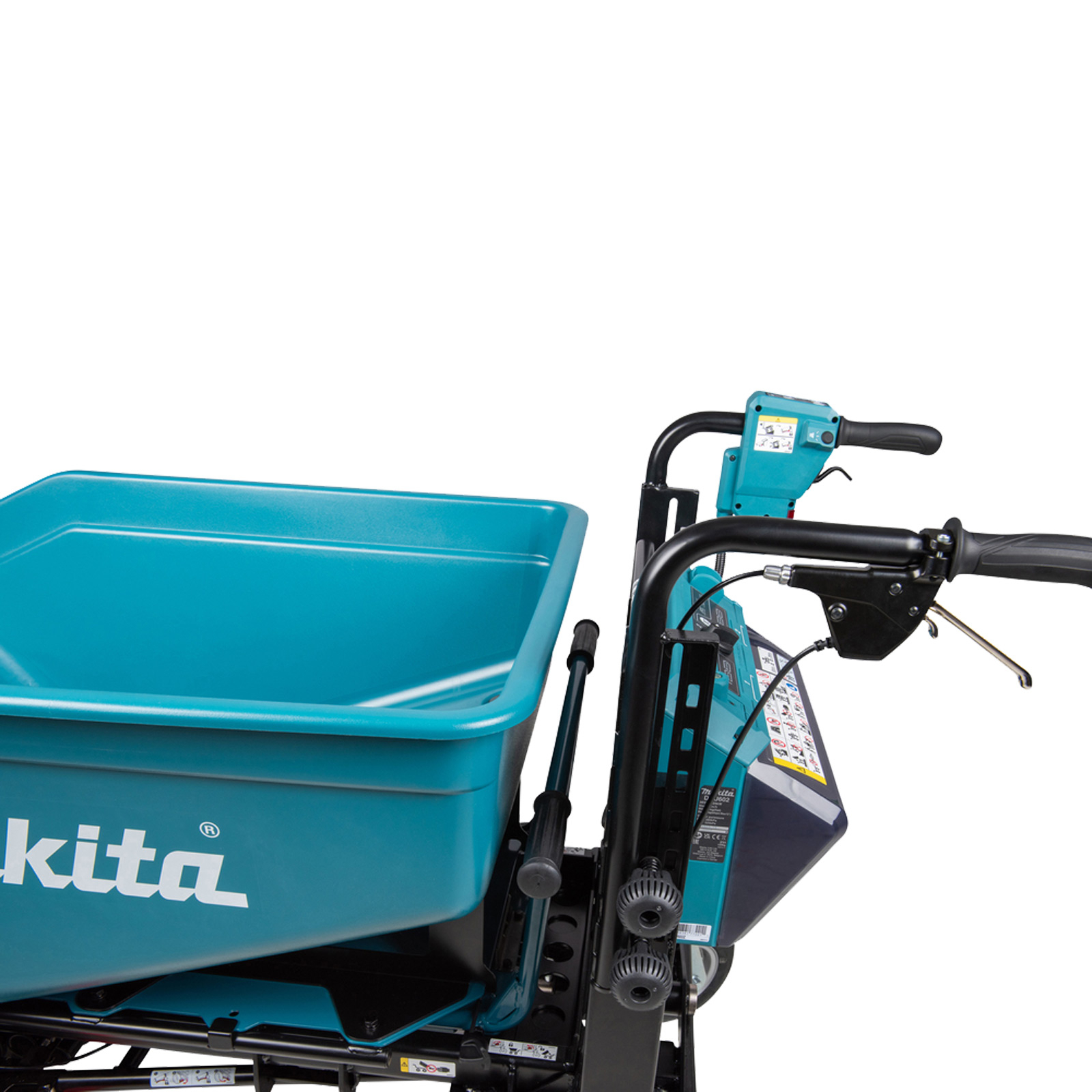 Makita Akku-Schubkarre 2x18V mit elektrischer Kippfunktion Solo - DCU602Z