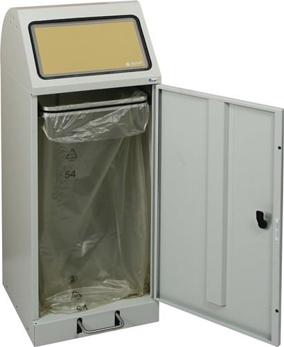 Stumpf Abfalltrennung Flex-M lichtgrau Tütenhalterung 70l + Fußhebel - 665-075-1-1-735