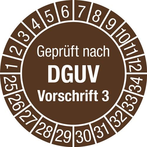 Mehrjahresprüfplakette D.30mm J.2025-2034 Folie