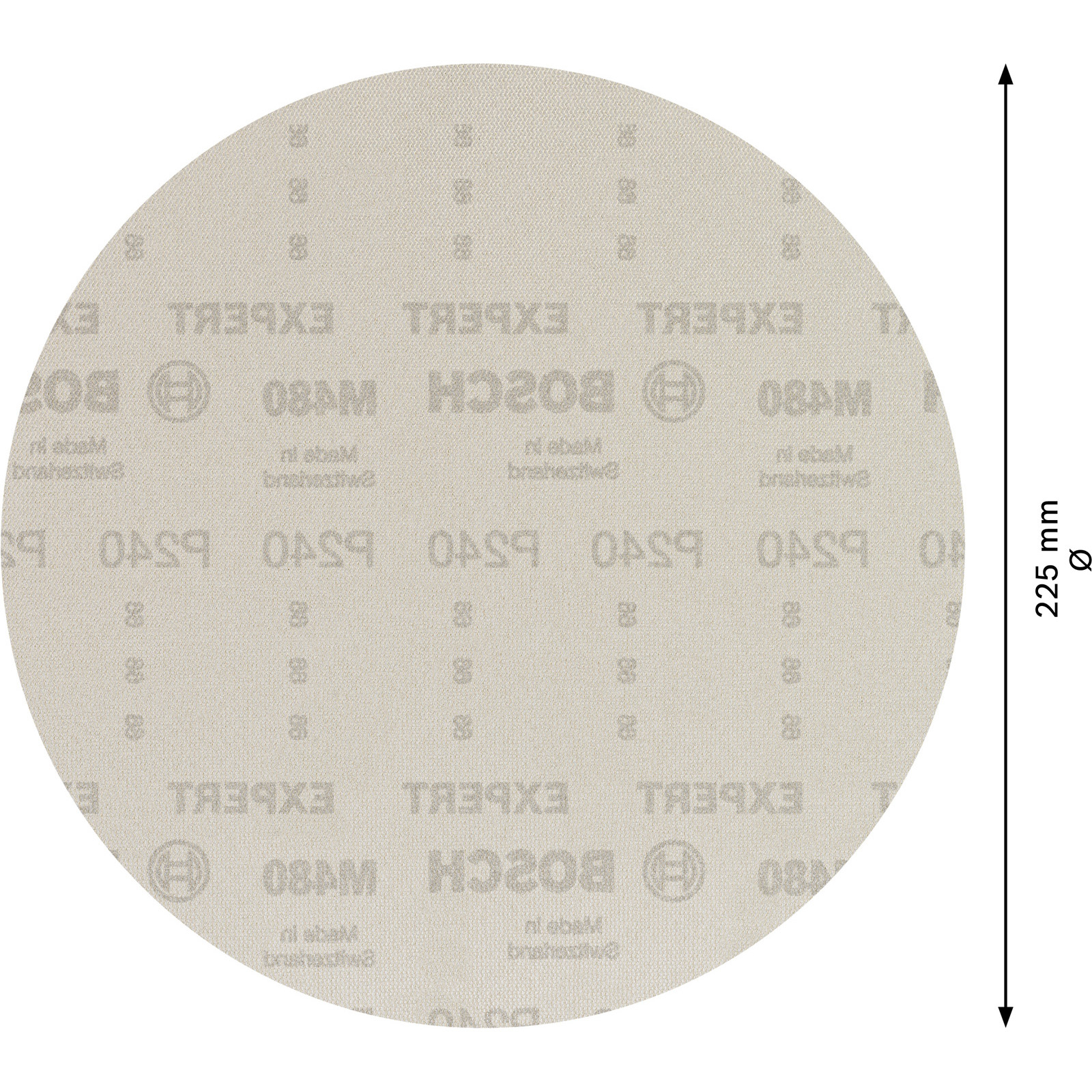 Bosch 25x Expert M480 Schleifnetz für Trockenbauschleifer 225 mm G 240 - 2608900713