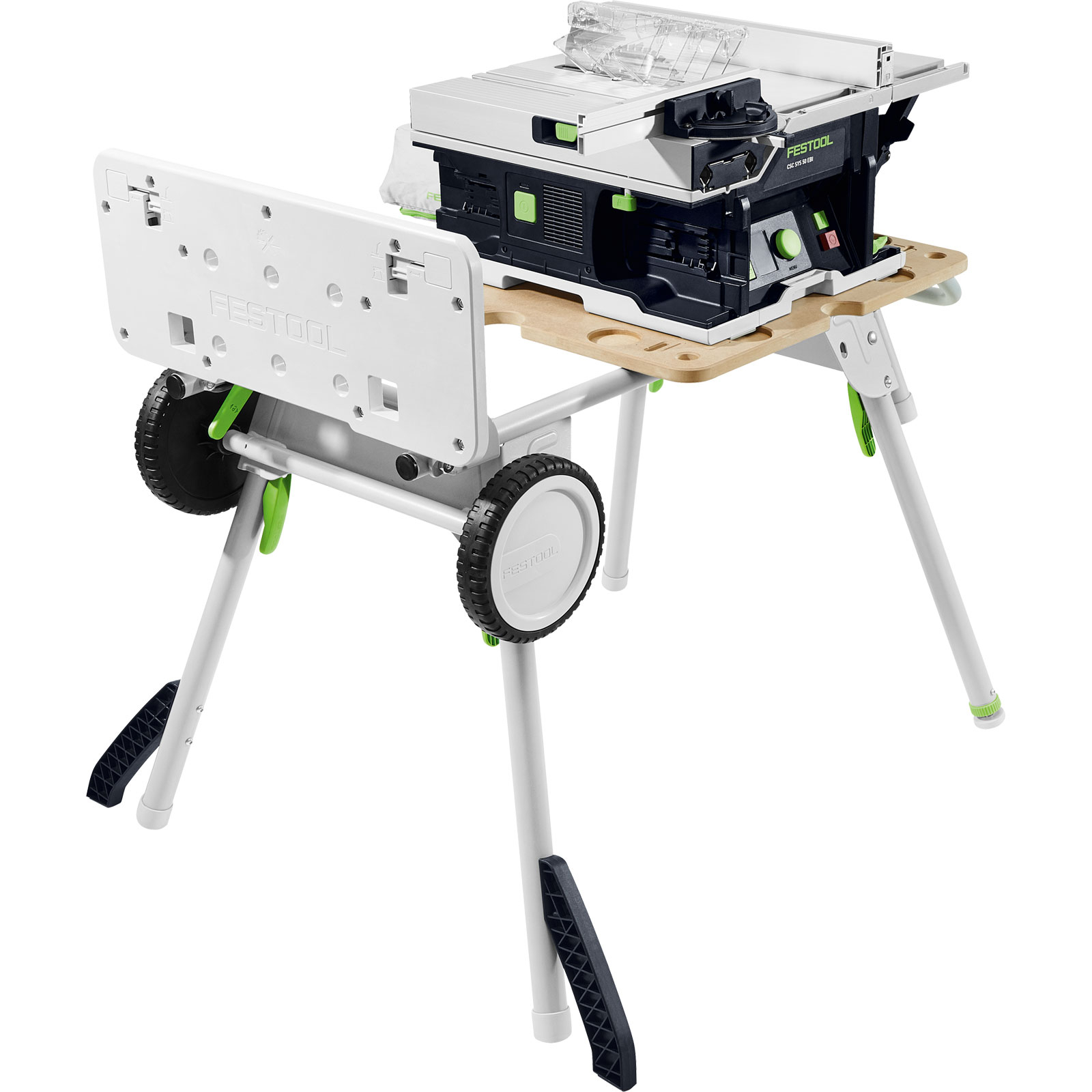 Festool Akku-Tischkreissäge CSC SYS 50 EBI-Set Ø 168 mm / 2x 5,0 Akku + Ladegerät - 577379