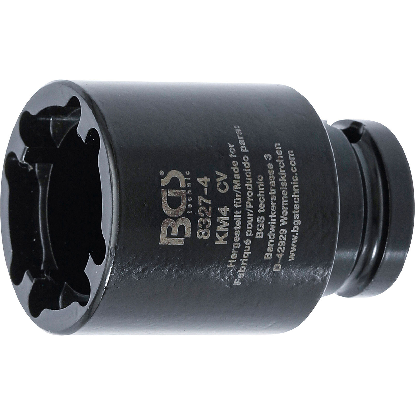 BGS Nutmutternschlüssel Zapfen innen liegend KM4 - 8327-4