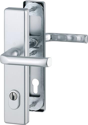 HOPPE Schutzgarnitur London 113/2222ZA/2210 Alu.F1 92mm 67-72mm - 3672881