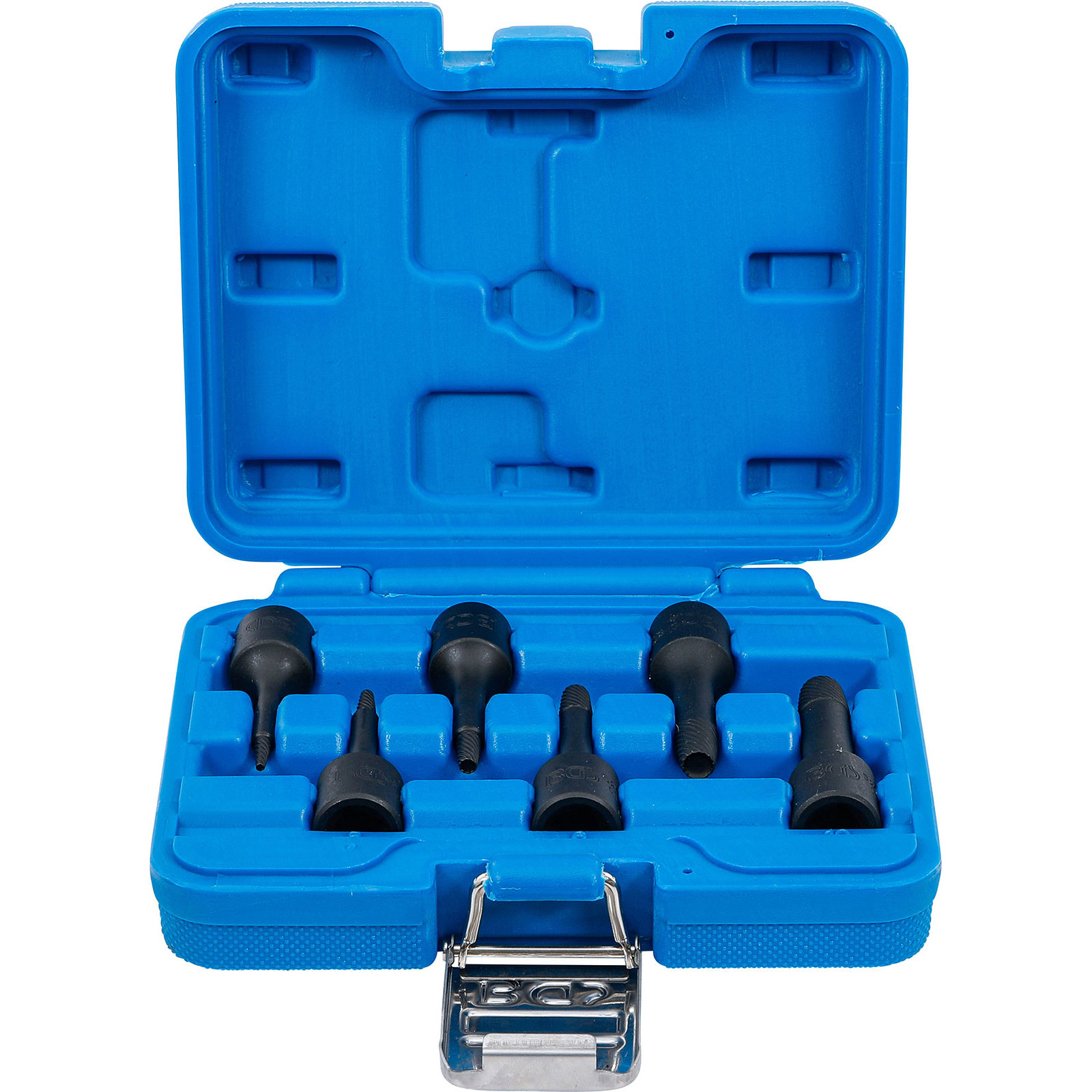 BGS Spiral-Profil-Steckschlüssel-Satz / Schraubenausdreher Antrieb Innenvierkant 10 mm (3/8") 2 - 10 mm 6tlg. - 5281