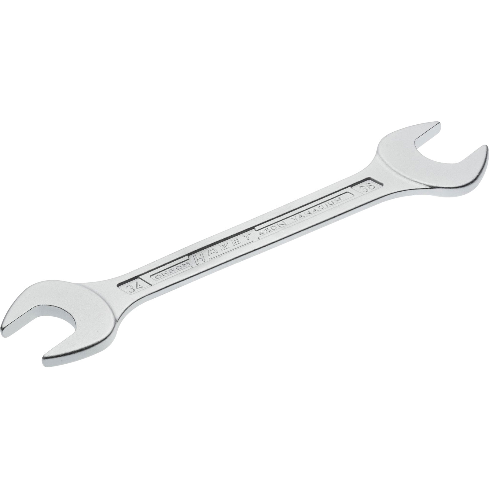 Hazet Doppelmaulschlüssel 450N 34x36mm L.343,2mm verchr - 450N-34X36