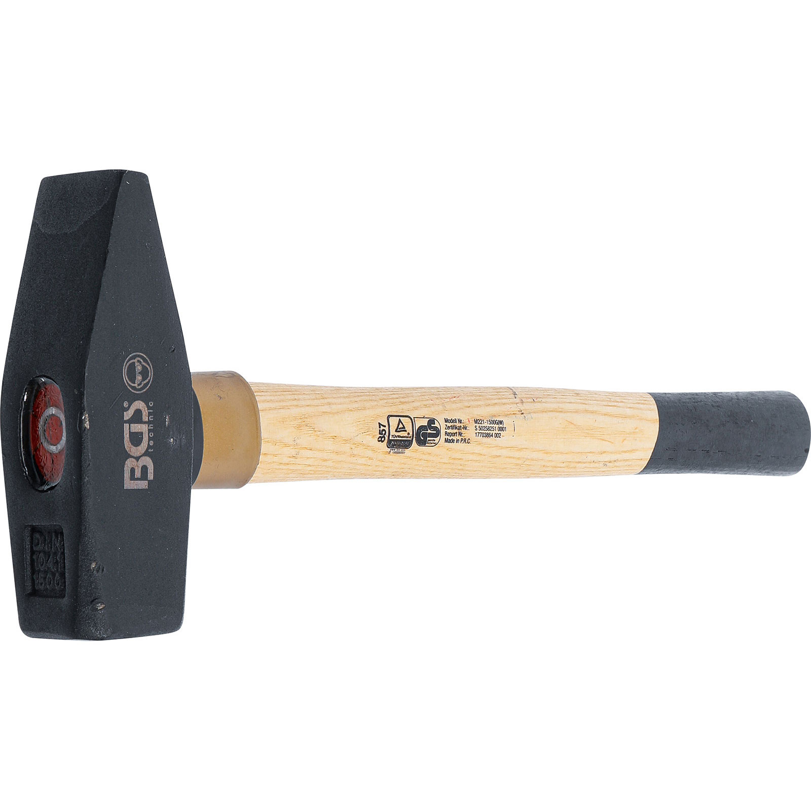 BGS Schlosserhammer Holz-Stiel DIN 1041 1500 g - 857