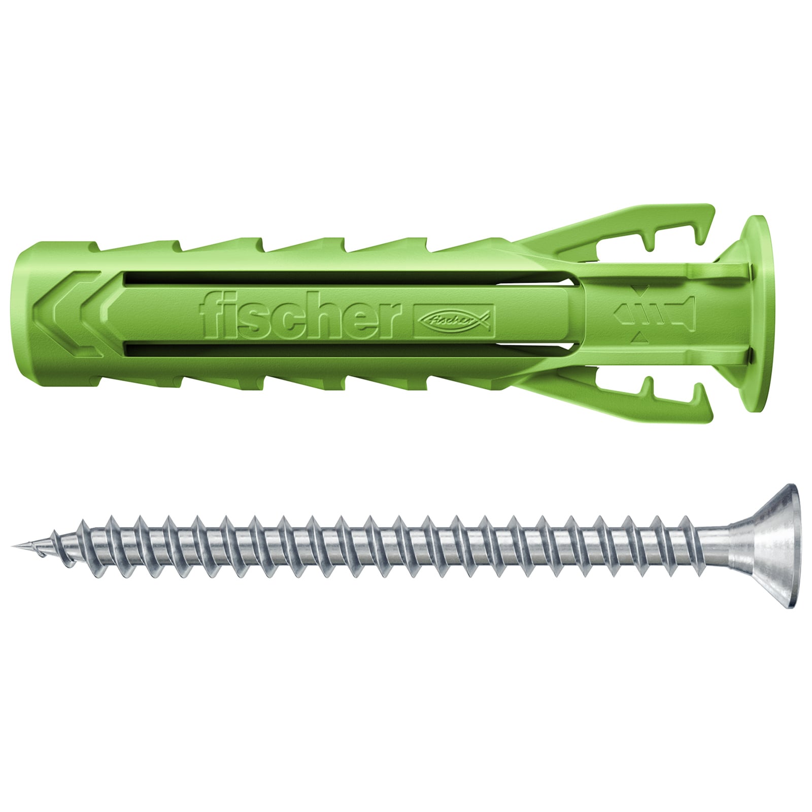 Fischer 10x Spreizdübel SX Plus Green 8 x 40 S mit Schraube - 567864