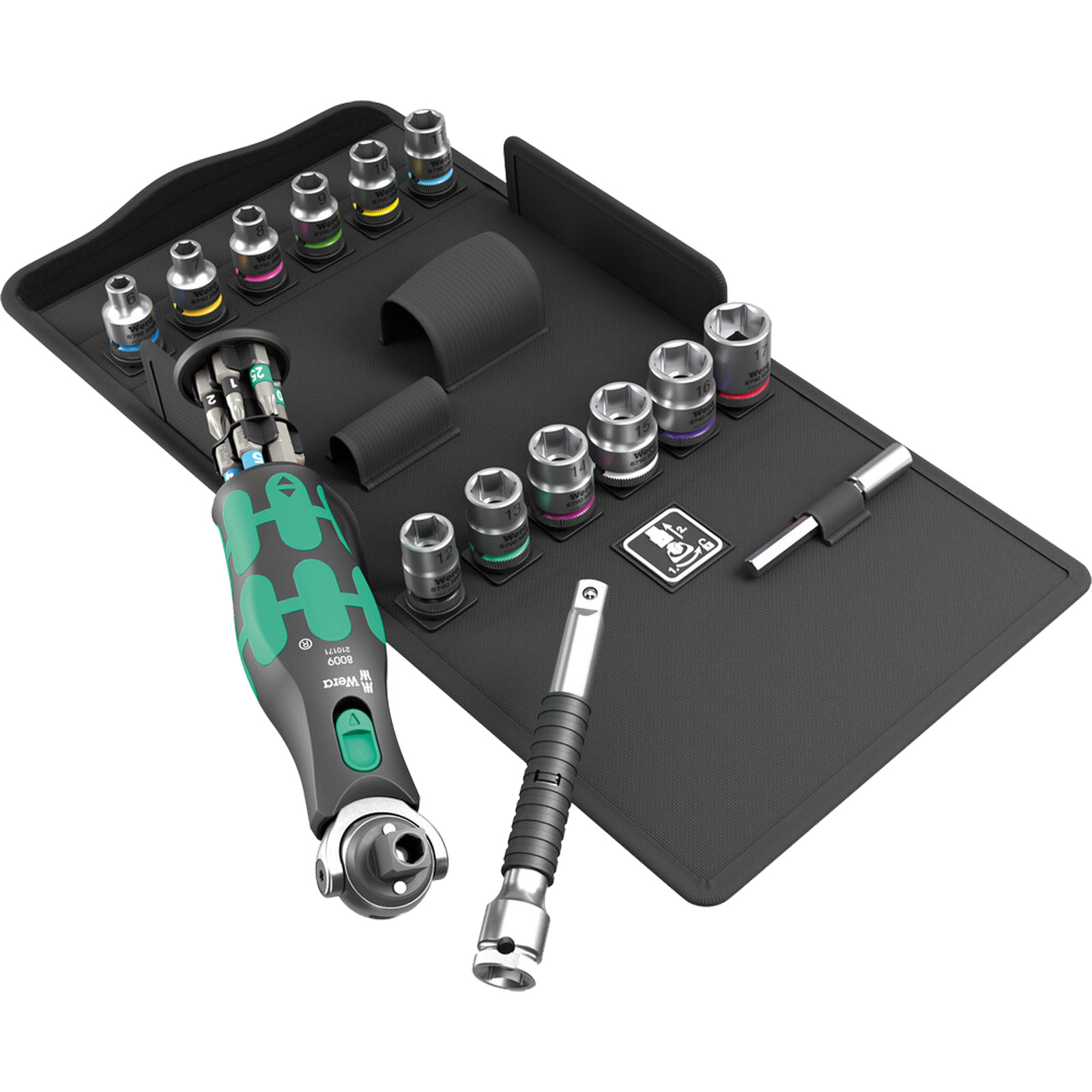 Wera 8009 Zyklop Pocket Set 3 - 05004284001