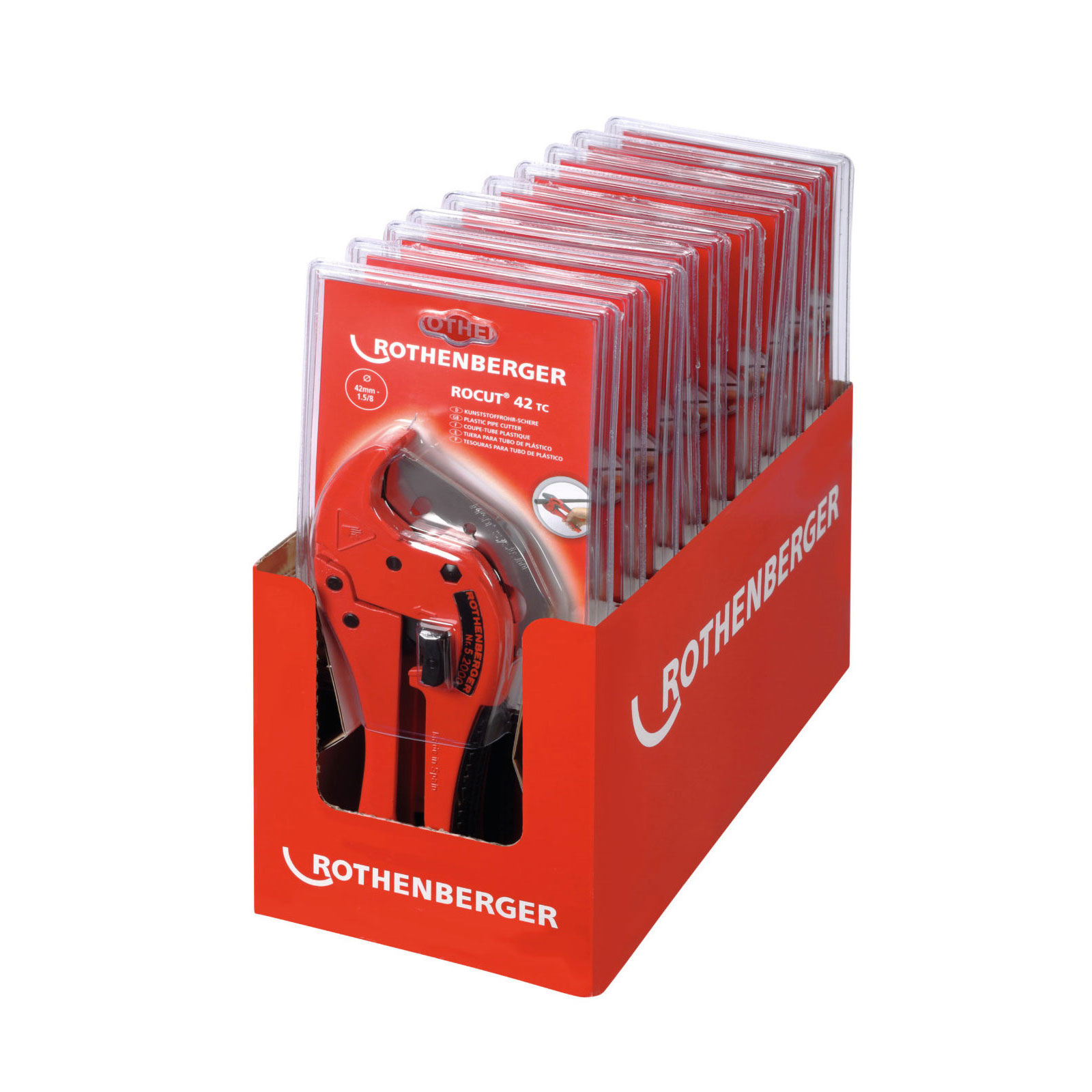 ROTHENBERGER ROCUT TC 42, 0-42mm, Display, 10 Stück  - 052000D