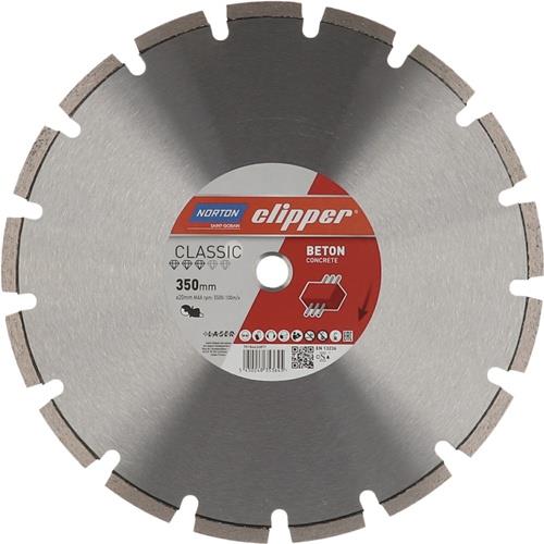 Diamanttrennscheibe Classic Beton D.600mm Bohr.25,4mm 3,6mm 10mm NORTON