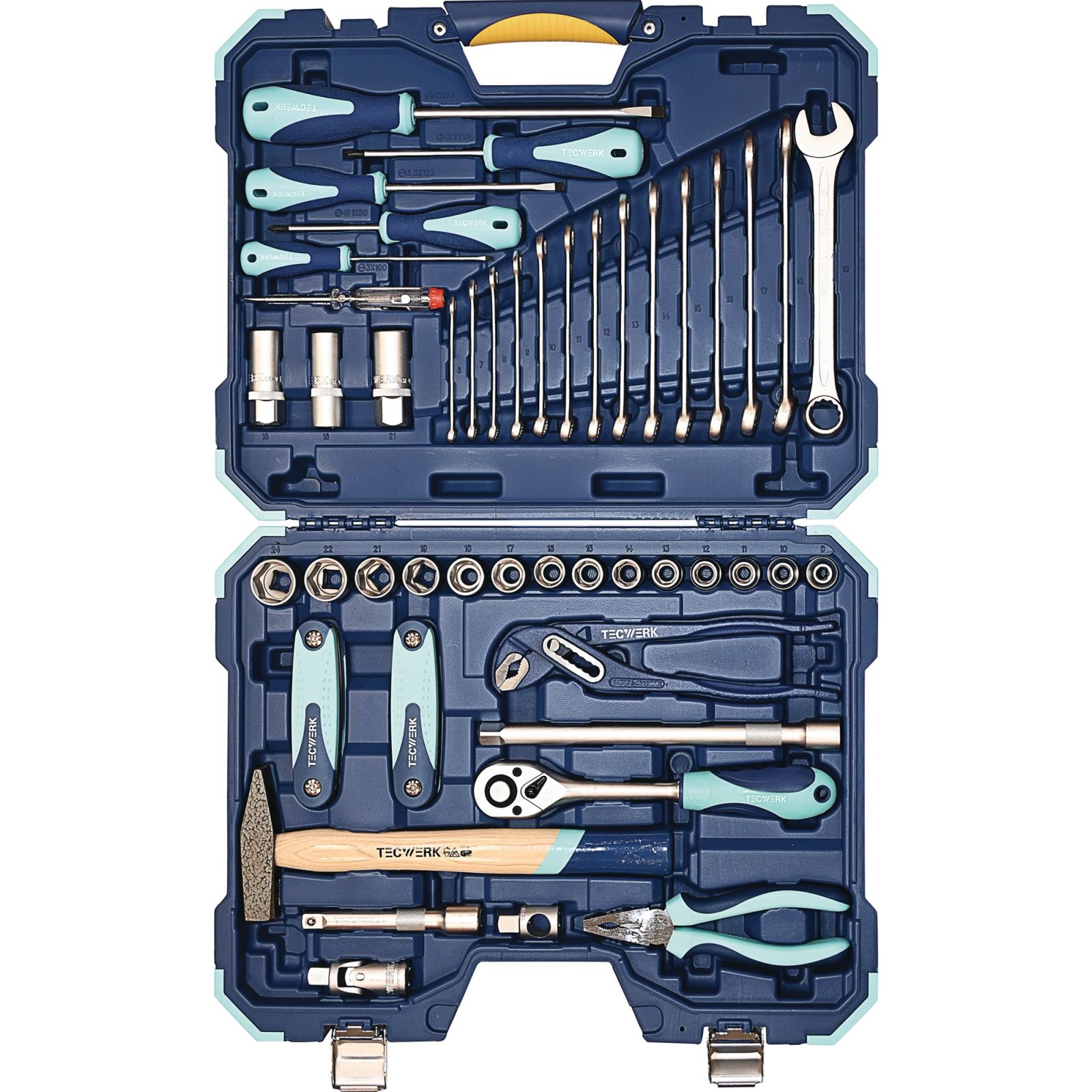 Werkzeugkoffer 47-tlg.im Ku.-Koffer 4-24mm TECWERK