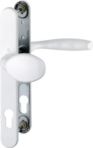 HOPPE Profiltürgarnitur NY 76G/3346/1810 Alu.F9016 PZ f.TS 67-72mm - 3257493