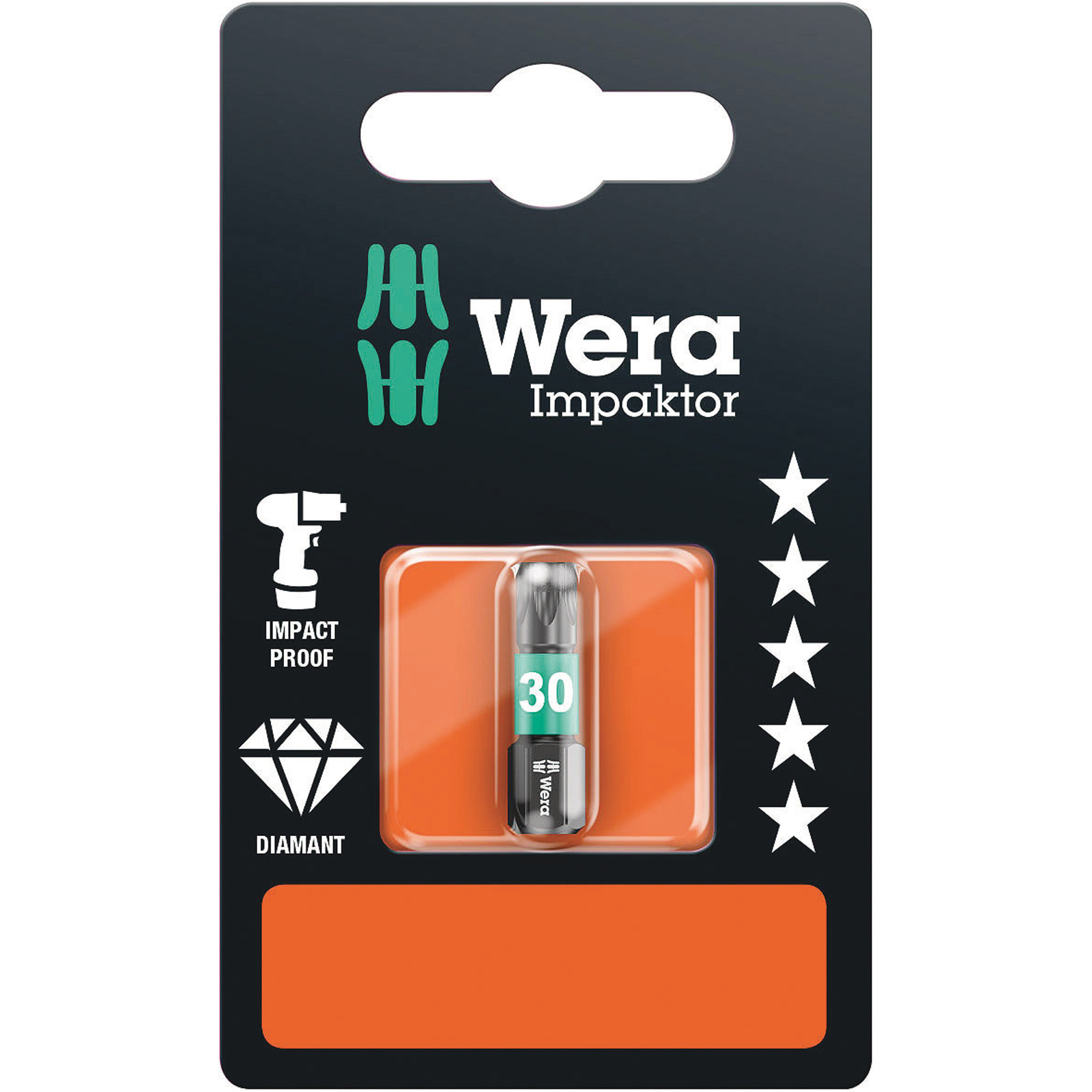 Wera 867/1 IMP DC SB Impaktor Bits - 05073926001