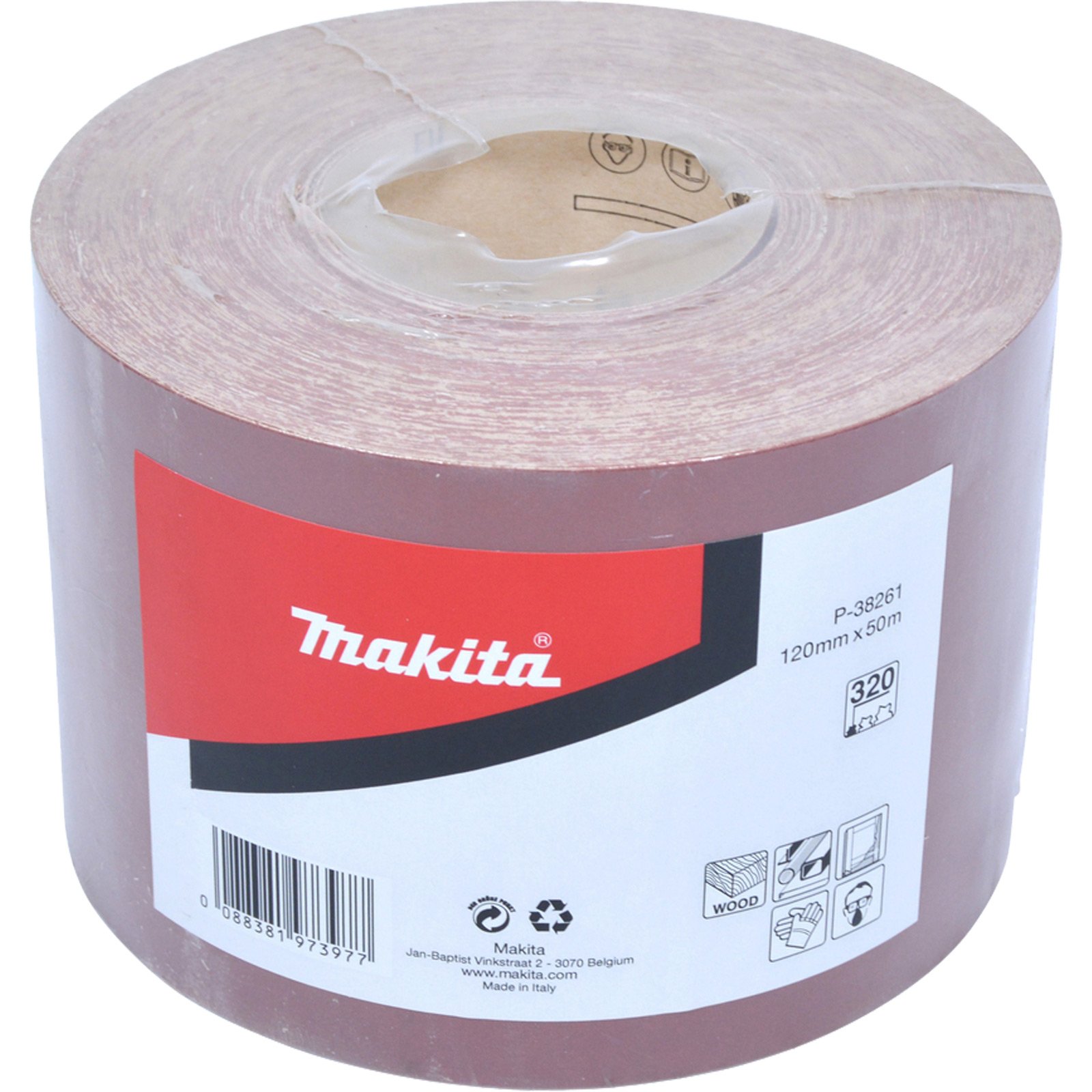 Makita Schleifpapier Rolle 120 mm x 50 m K320 - P-38261
