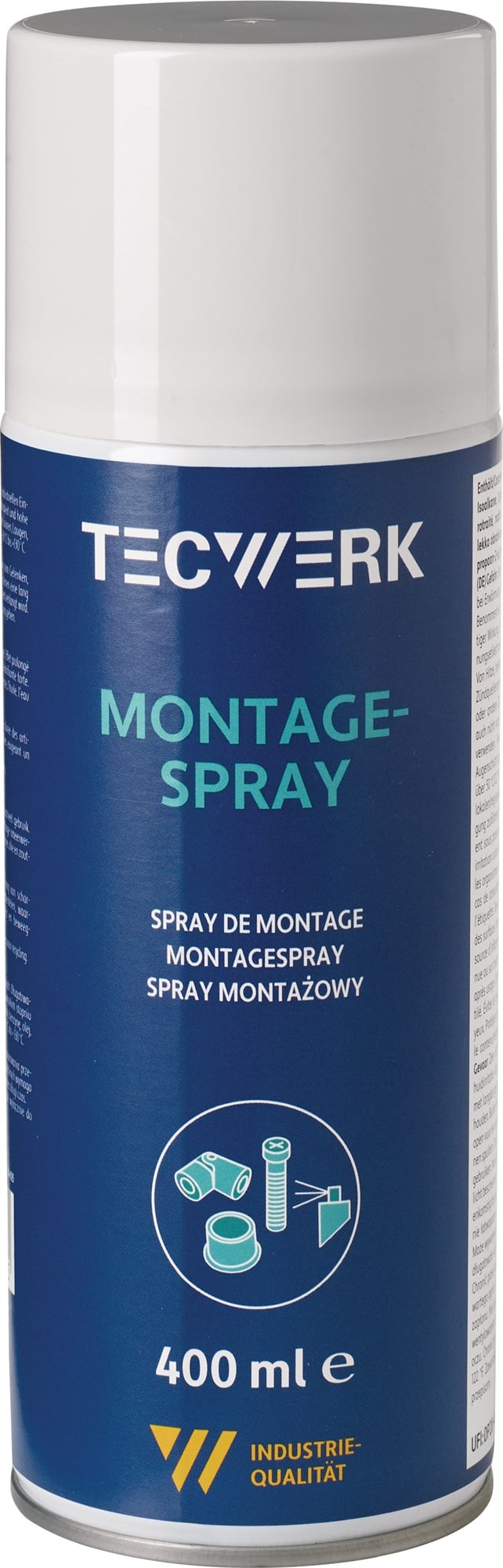 Montagespray 400ml gelblich Spraydose TECWERK