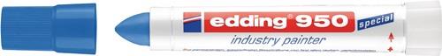 edding Industrie-Pastenmarker 950 blau Strich-B. 10 mm Rundspitze - 4-950003